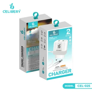 Celibery CEL-025 2.1 AMP 2 USB charger